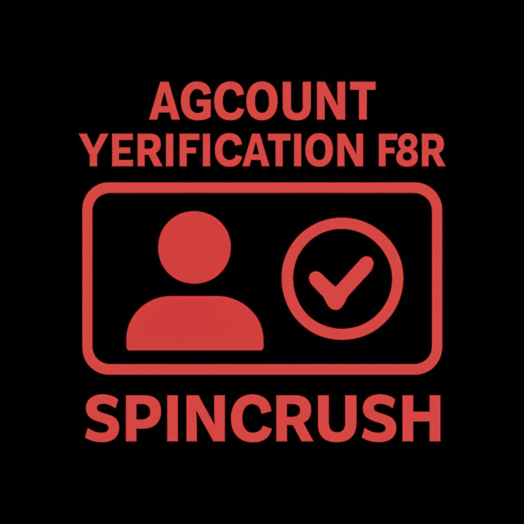 An icon representing account verification for Spincrush.
