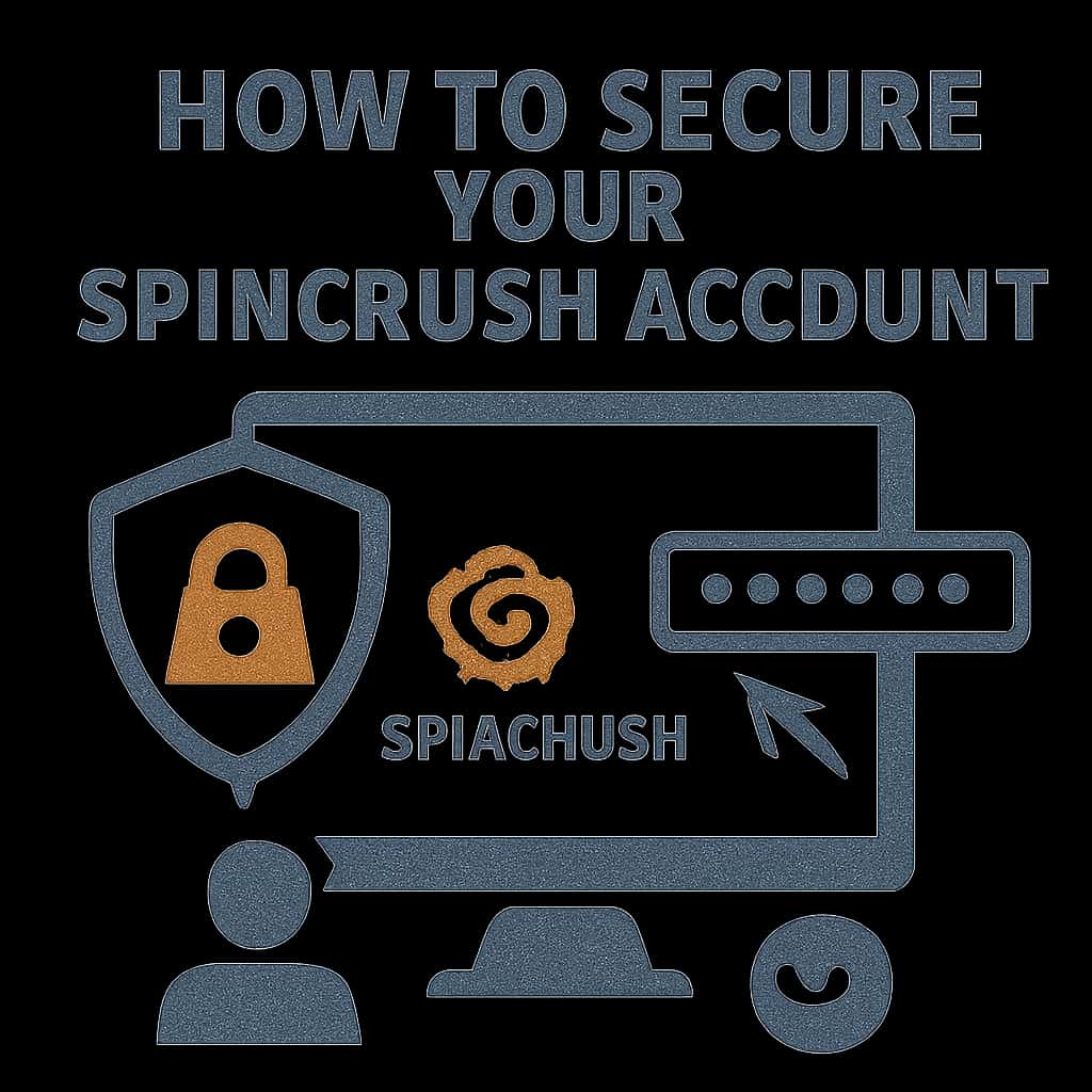 Diagram explaining security steps for Spincrush.