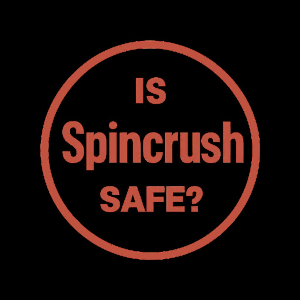 An icon symbolizing safety features of Spincrush.