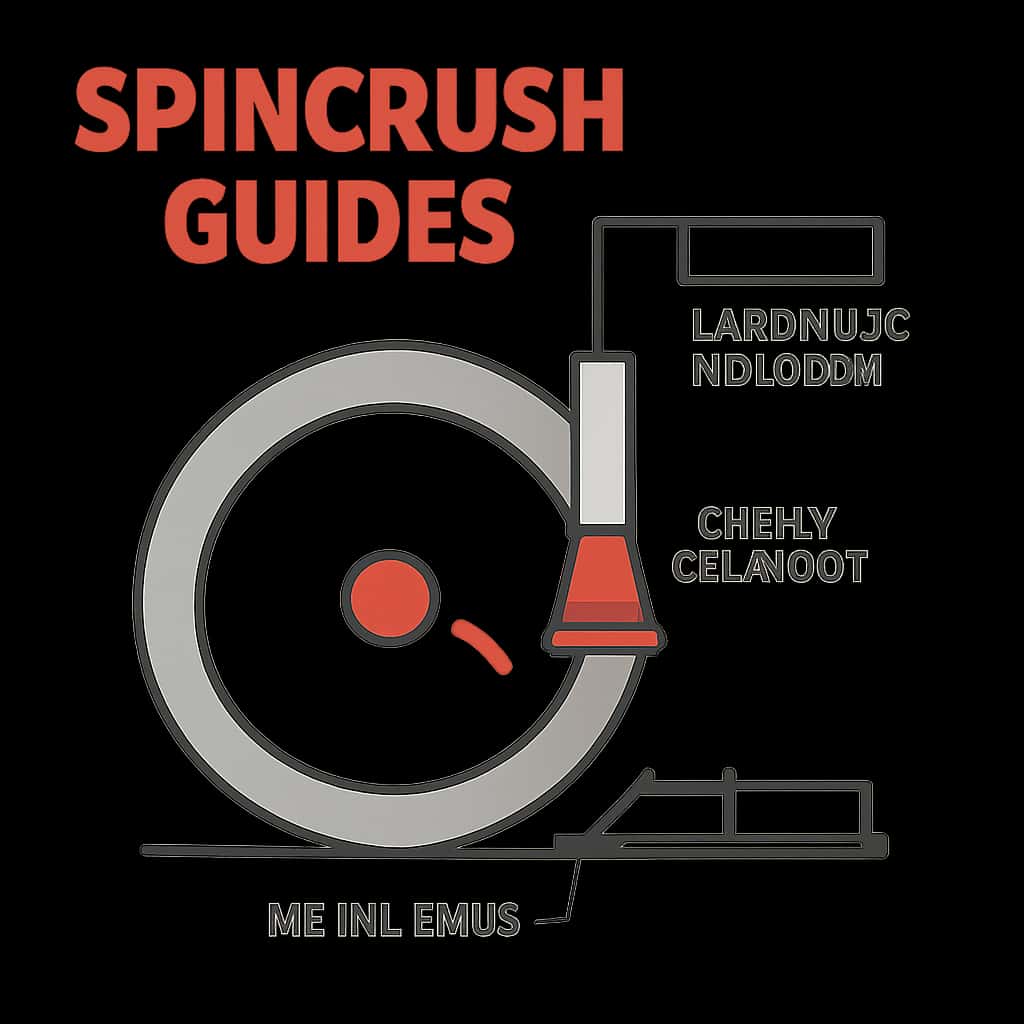 An educational diagram outlining features of Spincrush Guides.