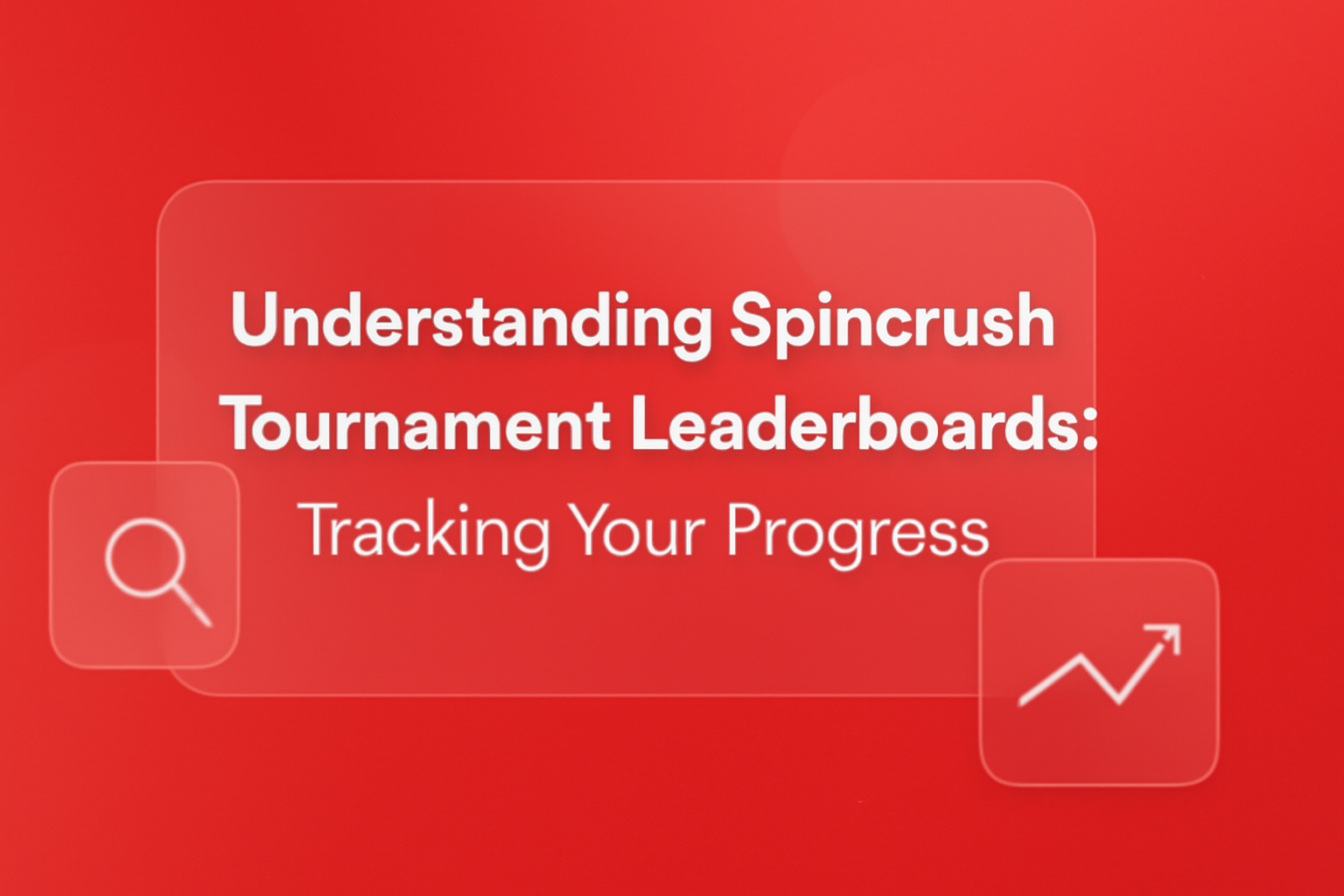 An informational scene representing Regular Updates for Spincrush with the title clearly displayed.