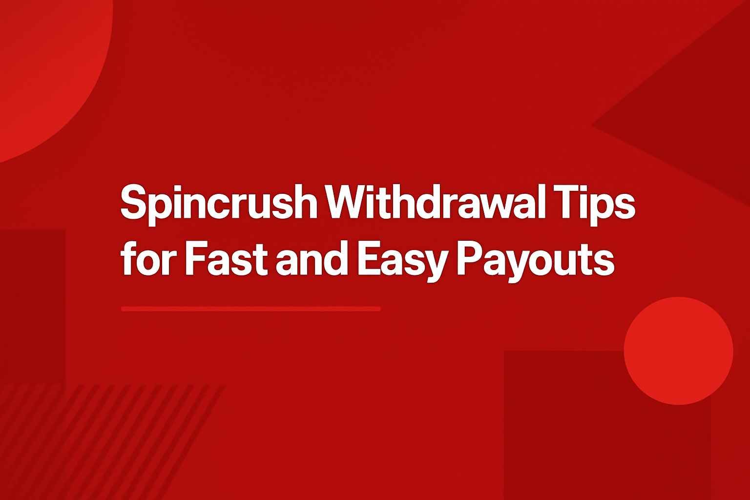 Informational scene on usability testing specifically tailored for the Spincrush application.